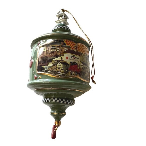 1999 Bradford Edition Charles Wysocki’s 5 inch Peppermint Grove ornament - Picture 1 of 4